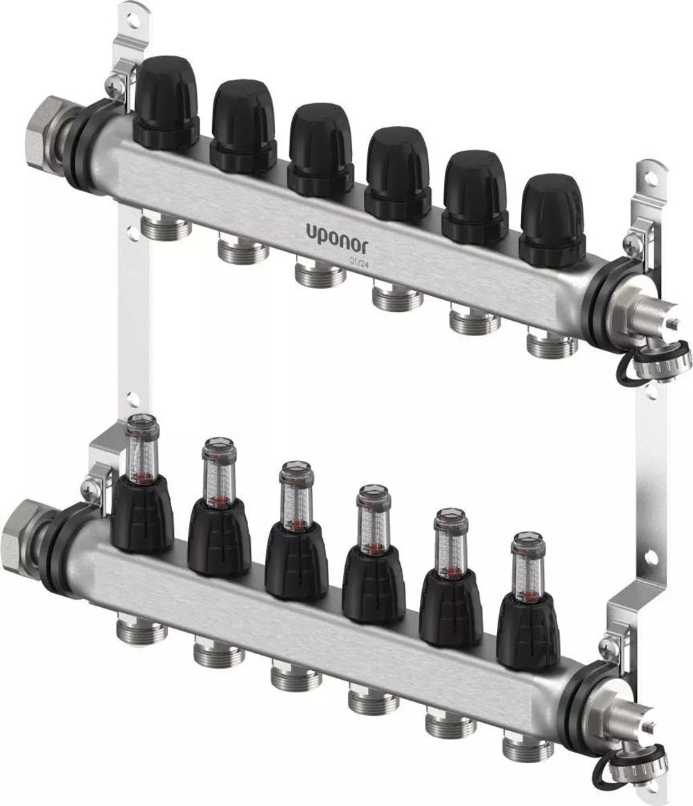Uponor Vario S Verteiler FM 6xG3/4 Euro - G1, 1140837