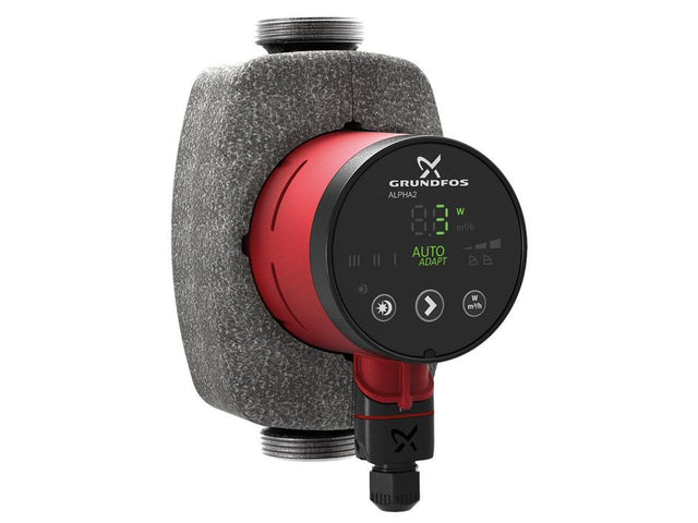 Grundfos ALPHA2 25-60 N 180 mm Umwälzpumpe für Heizungs- und Klimaanlagen 34 W, G 1 1/2,  99271971
