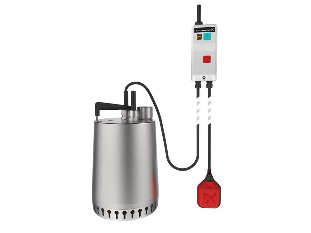 Grundfos Tauchmotorpumpe Unilift AP12 Drainagepumpe / Edelstahl mit Kühlmantel UNILIFT AP12.50.11.A3, 1,9 kW 8,89 l/s 96023874