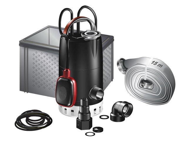 Grundfos MULTIBOX Hochwasser-Gesamtpaket MULTIBOX CC7-A1 1x230V 0,38kW 10m Kabel 3.95 m 1.4 l/s, 97519841