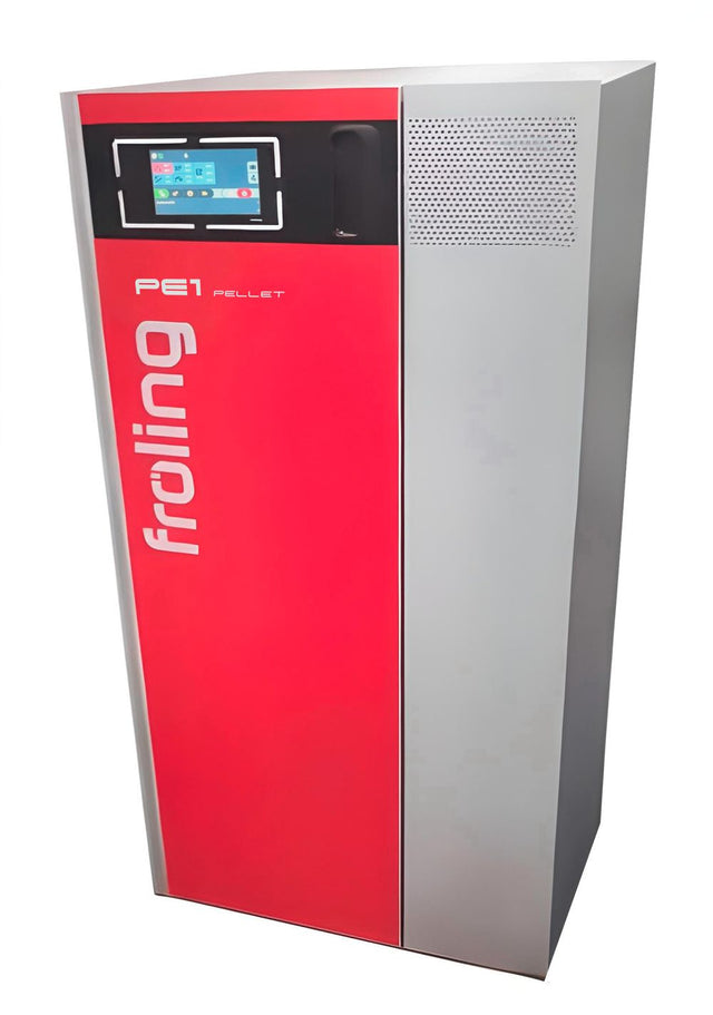 Fröling Pelletskessel PE1 Pellet 25 kW mit 7" Touch Display ohne Brennwertwärmetauscher, 14205C
