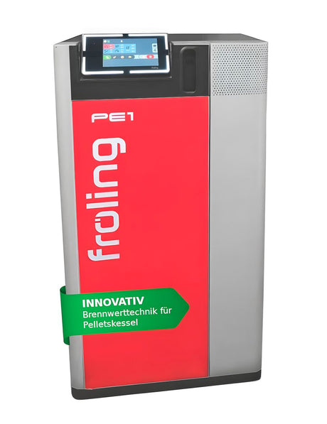 Fröling Pelletkessel PE1 Pellet 20 kW mit 7" Touch Display ohne Brennwertwärmetauscher, 14204C