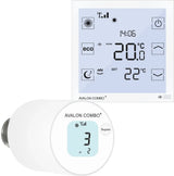 blossom-ic Paket Avalon Combo+ Funk-Raumthermostat mit Heizkörperstellantrieb M30 x 1,5 mm, ACSE-3979