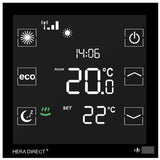 blossom-ic Hera Direct+ UP-Raumthermostat (Schwarz), 230V für Hera+ Primus/Extensia PRO für Fußbodenheizung, Heizen, HDP-3976
