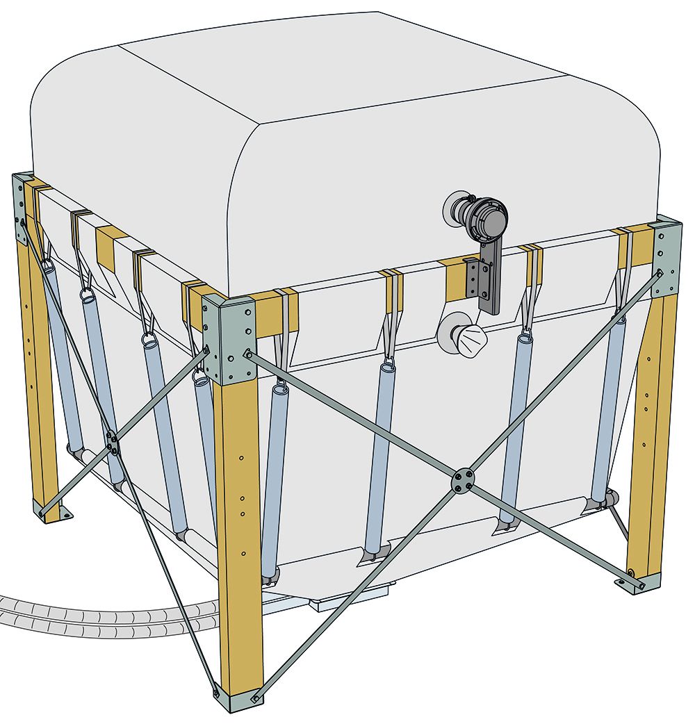 Fröling Pellets-Variosilo 2,90x2,00 Inhalt 4,5-6,3t, 13875