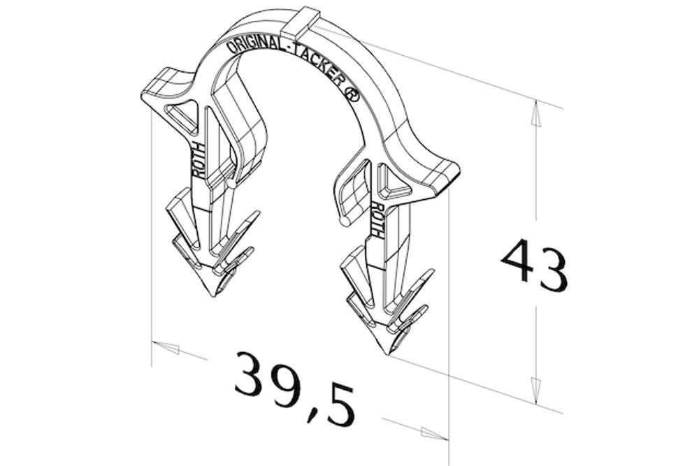 Roth Original-Tacker E-Klips, 1135006302