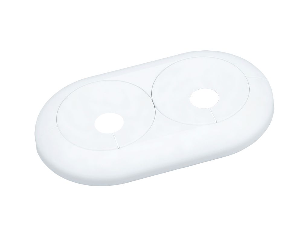 Fränkische Doppelrosette alpex 14 altweiß einstellbar 35-55 mm, 75914800