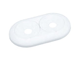 Fränkische Doppelrosette alpex 14 altweiß einstellbar 35-55 mm, 75914800