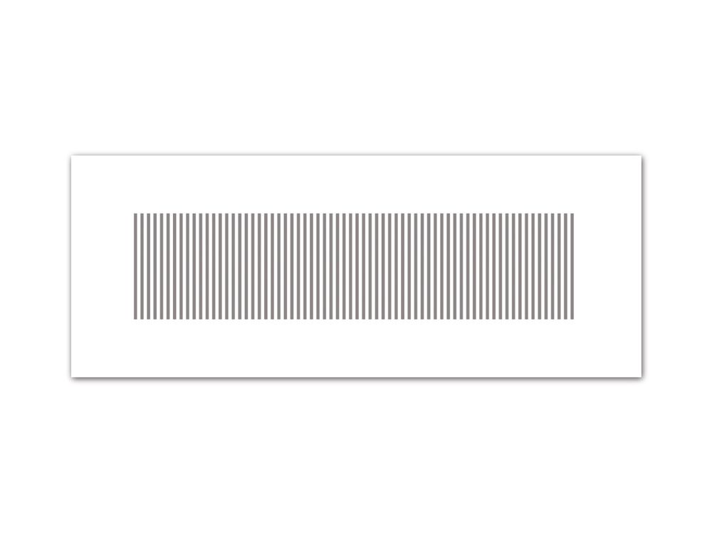 Fränkische Designgitter starline LINE 350x130 mm weiß, 78300662