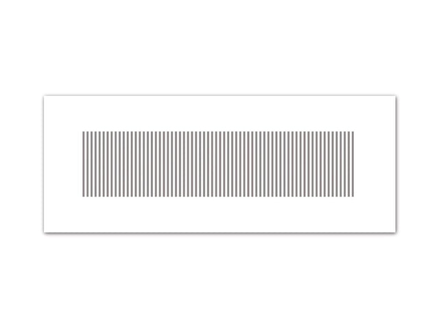 Fränkische Designgitter starline LINE 350x130 mm weiß, 78300662