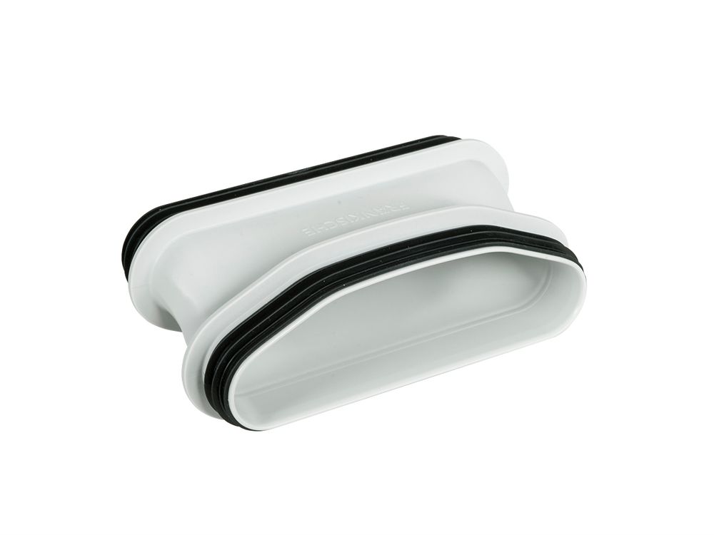 Fränkische Verbindungselement profi-air tunnel 132x52 mm inkl. Dichtung 180 Grad gedr., 78313222