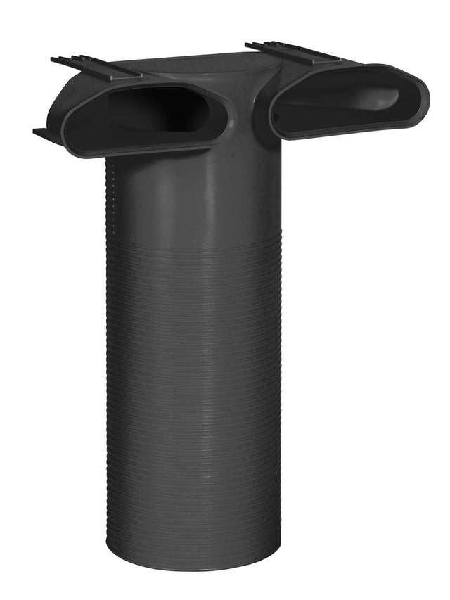 Fränkische Luftdurchlass profi-air tunnel DN 125 - 2x 132x52 mm 90 Grad, 78313282