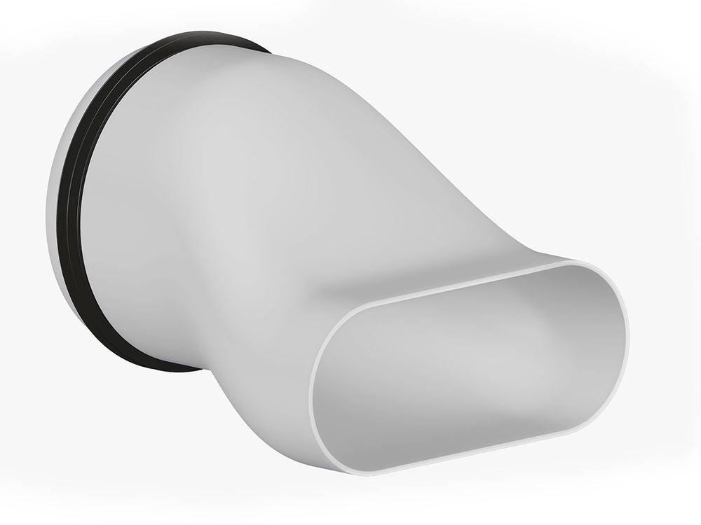 Fränkische Adapter profi-air Ovalkanal 163x68 mm - DN 125 auf rund, 78316425