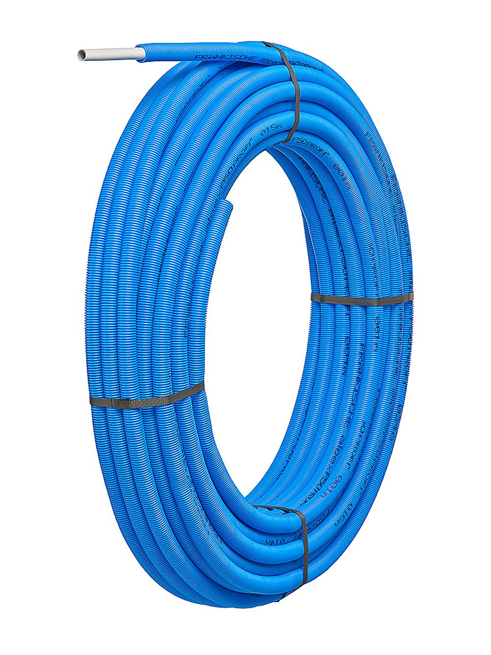 Fränkische Mehrschichtver. alpex F50 PROFI 16x2 - 24/19 blau - 50m weiß im Schutzr., 83616201