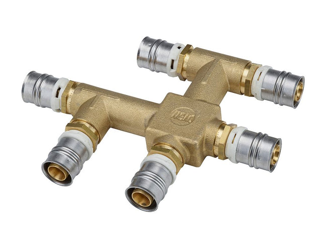 Fränkische Kreuzungs-T-Stück alpex F50 PROFI 20-16-16 ohne Dämmbox, 86920338