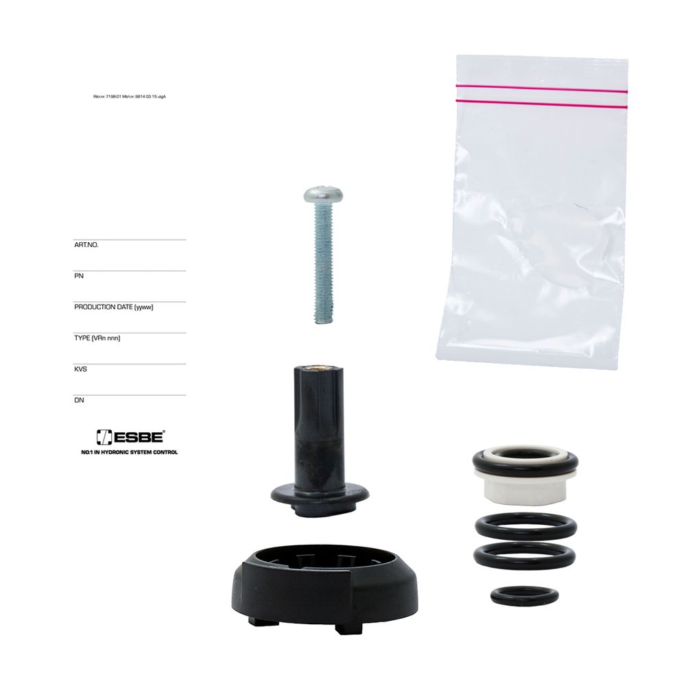 ESBE Reparatursatz VRG802 DN15/20, für Serie VRG/VRB/VRH, incl. Dichtungen, 17006900