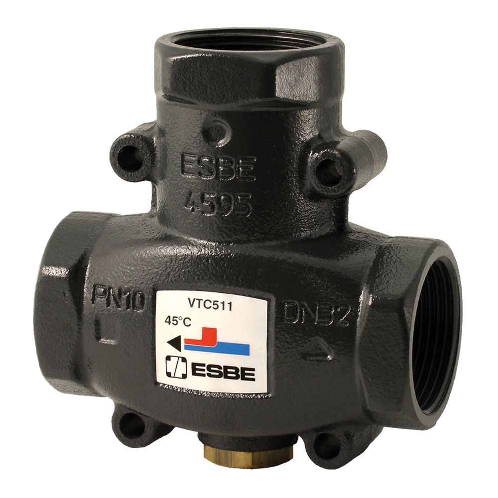ESBE thermisches Ladeventil VTC511, Öffnungstemp. 60 Grad, Kvs9, Rp 1", 51020300
