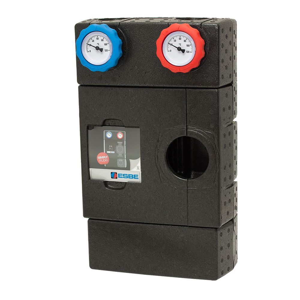 ESBE Pumpengruppe GDF111, DN25, FLEXI, direkt, ungemischt, ohne Pumpe, 61200100