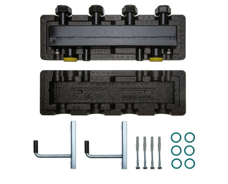 BRÖTJE Verteiler + integr. hydr. Weiche VS 2 HW für 2 Heizkreise (gedämmt), 7632113