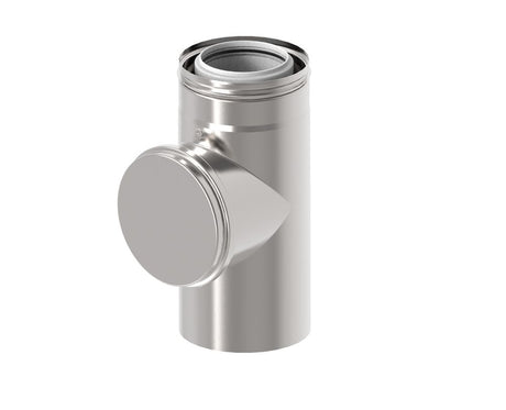 BRÖTJE Aussenwand-Rev.-Durchgangsstück K80 RDS VA, konzentrisch, DN 80/125, VA, 7810230