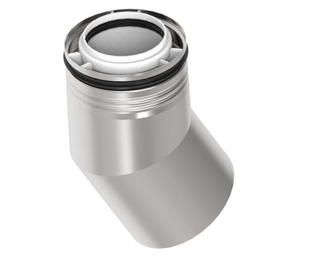 BRÖTJE Bogen K80 KB30 VA, 30Grd, konz.,DN80/125,PP/VA, 7810233