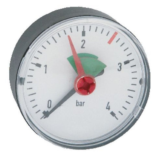 SYR Manometer 12 für Heizung waagerecht G1/4 0-4bar d.63mm, 0012.08.000