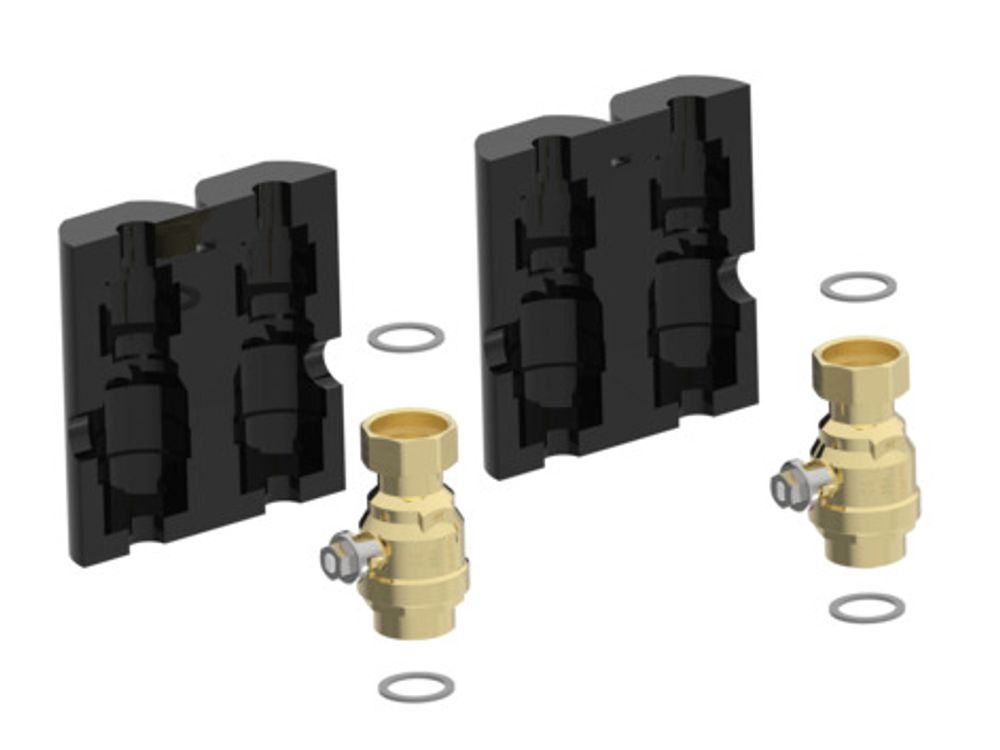 Brötje Absperr-Set Wärmepumpe ADH WP 1 1/4", gedämmt, 7877120
