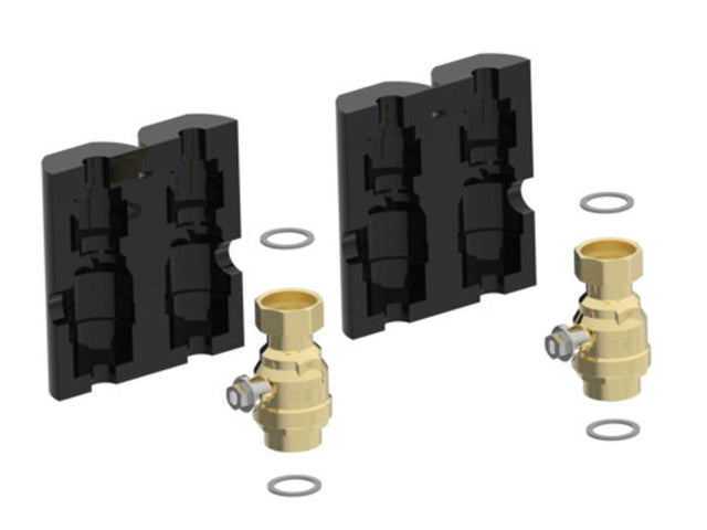Brötje Absperr-Set Wärmepumpe ADH WP 1 1/4", gedämmt, 7877120