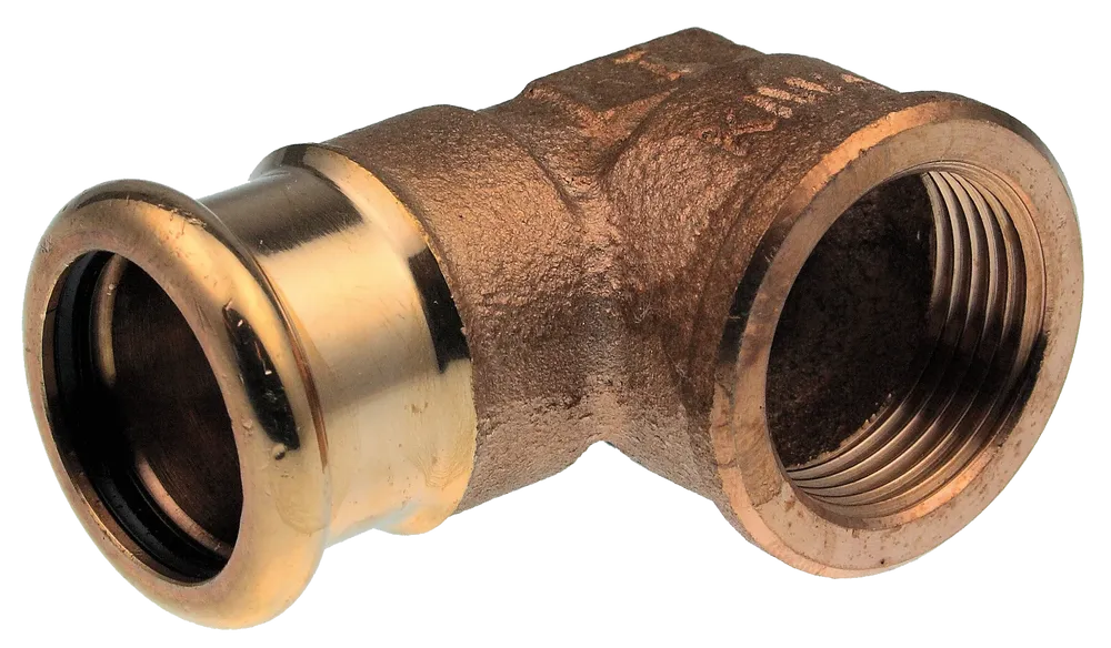 VSH XPress Kupfer Übergangswinkel 90° i/i 22xRp3/4" Typ 6090G, 4801544