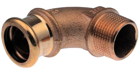 VSH XPress Kupfer Übergangswinkel 90° i/a 22xR3/4" Typ 6092G, 4800983