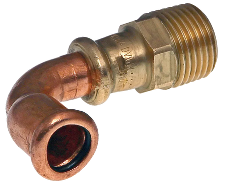 VSH XPress Kupfer Übergangswinkel 90° i/a 18xR3/4" Typ 6092G, 4800972