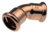 VSH XPress Kupfer Bogen 45° i/i 54 Typ 7041, 4800611