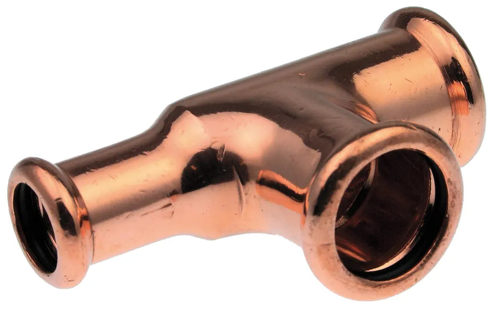 VSH XPress Kupfer T-Stück reduziert i/i/i 22x22x15 Typ 7126, 4801863