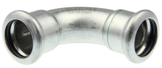 VSH XPress Edelstahl Bogen 90° i/i 22 Typ R2708, 6190228