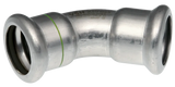 VSH XPress Edelstahl Bogen 45° i/i 15 Typ R2713, 6190041