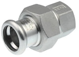VSH XPress Edelstahl Durchgangsverschraubung i/i 54xRp2" Typ R2738, 6192111