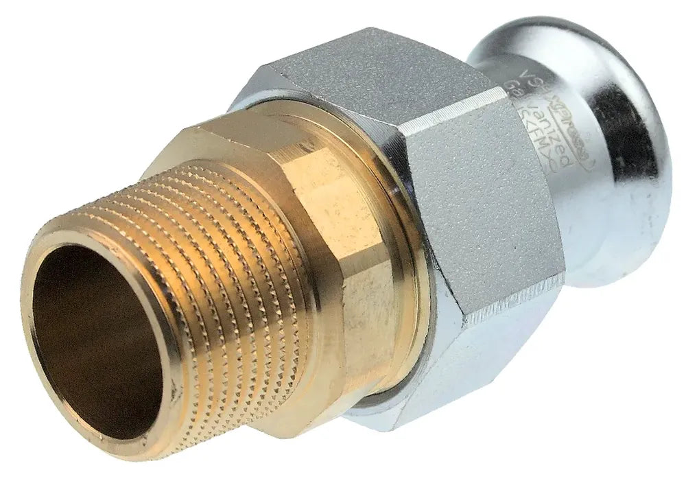 VSH XPress C-Stahl Durchgangsverschraubung i/a 15xR1/2" Typ C1435, 6207190