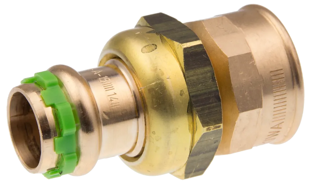 VSH SudoPress Kupfer Durchgangsverschraubung i/i 15xRp1/2" Typ SP4330GV, 6672371
