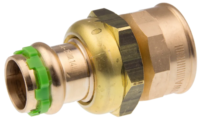 VSH SudoPress Kupfer Durchgangsverschraubung i/i 15xRp1/2" Typ SP4330GV, 6672371