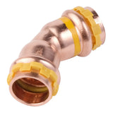 VSH SudoPress Kupfer Gas Bogen 45° i/i 15 Typ SPG5041V, 6674195