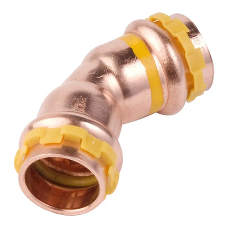 VSH SudoPress Kupfer Gas Bogen 45° i/i 15 Typ SPG5041V, 6674195
