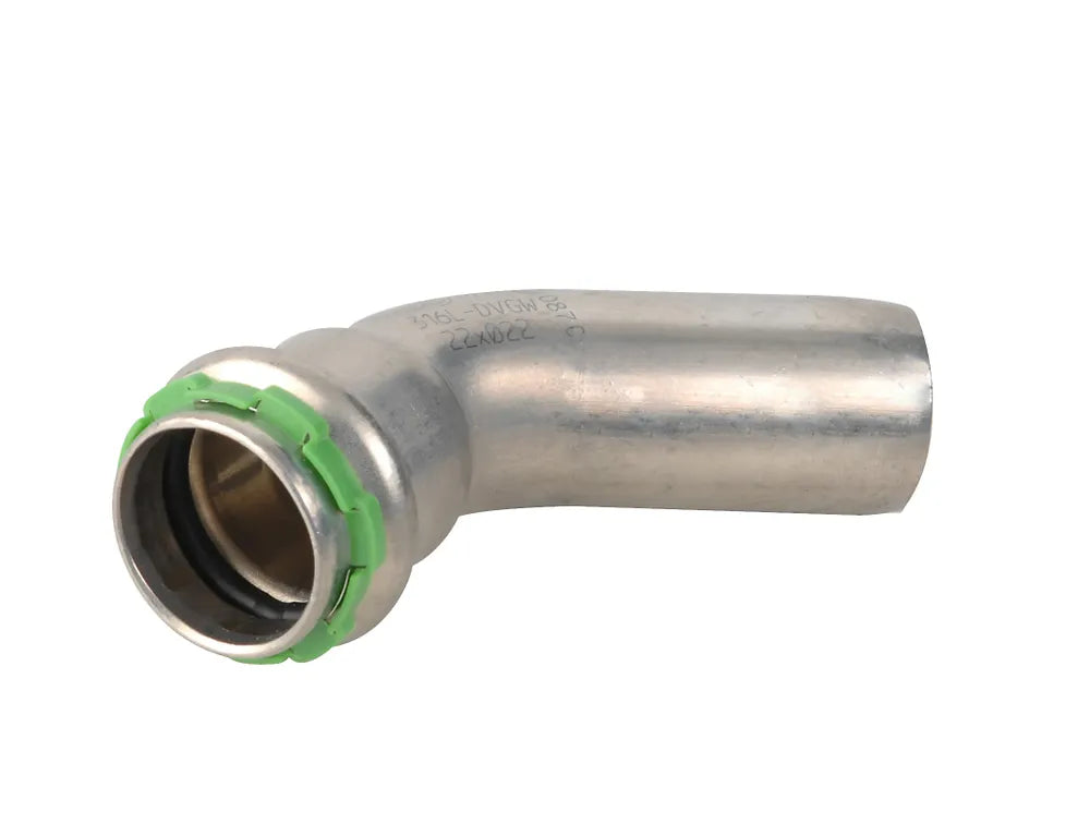 VSH SudoPress Edelstahl Bogen 45° FØ 15 Typ SP6040V, 6550148