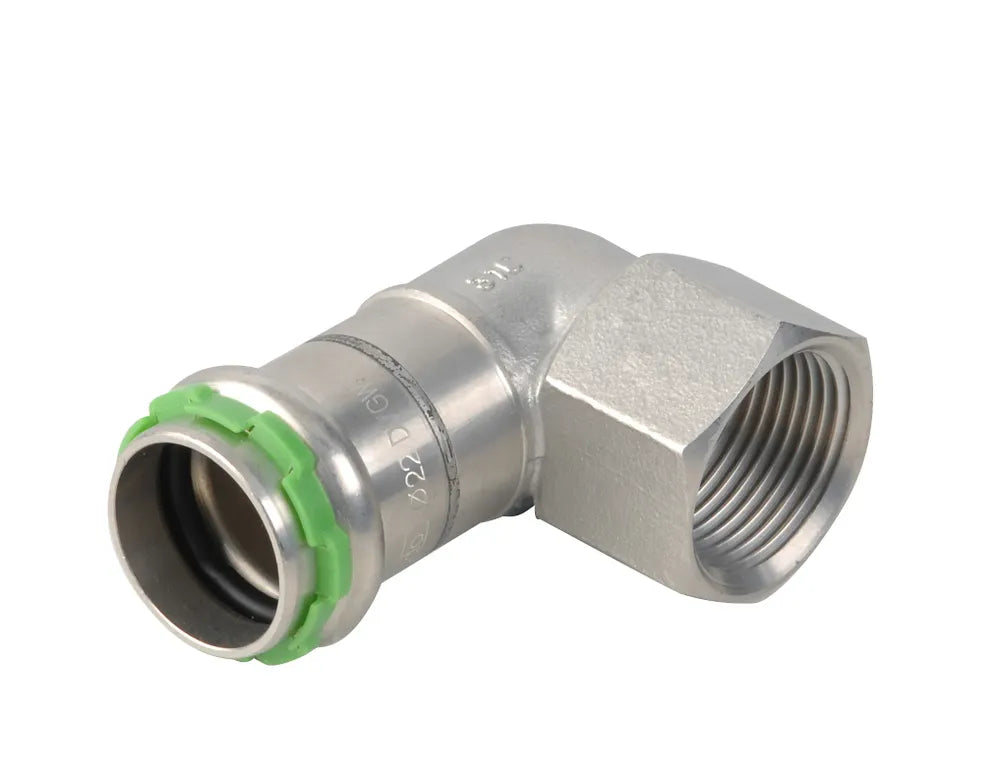 VSH SudoPress Edelstahl Übergangswinkel 90° FF 35xRp1 1/4" Typ SP6090GV, 6551591