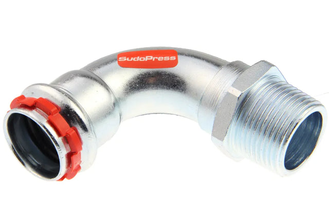 VSH SudoPress C-Stahl Übergangsbogen 90° FM 22xR3/4" Typ SP8092GV, 6561324