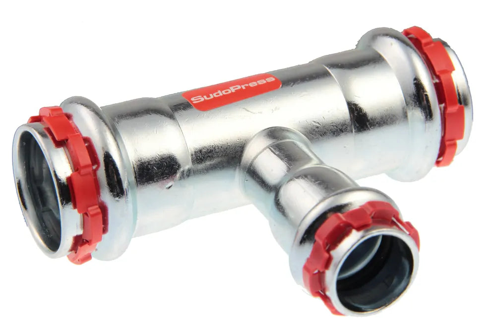VSH SudoPress C-Stahl T-Stück reduziert FFF 54x42x54 Typ SP8130RV, 6561159