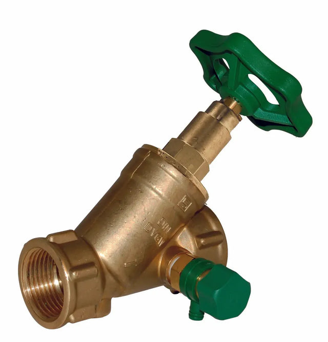 Seppelfricke SEPP DIN-Basis Freistromventil, mit Entleerung, nichtsteigend, Rp1 (DN25), Messing Typ 1407.10, 0048336