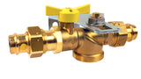 Seppelfricke SEPP Easy® I Montage Set Ms f. Einrohrzähler m. GSW i/i d28 (DN25) 6m3/h Typ 5493102, 0210364