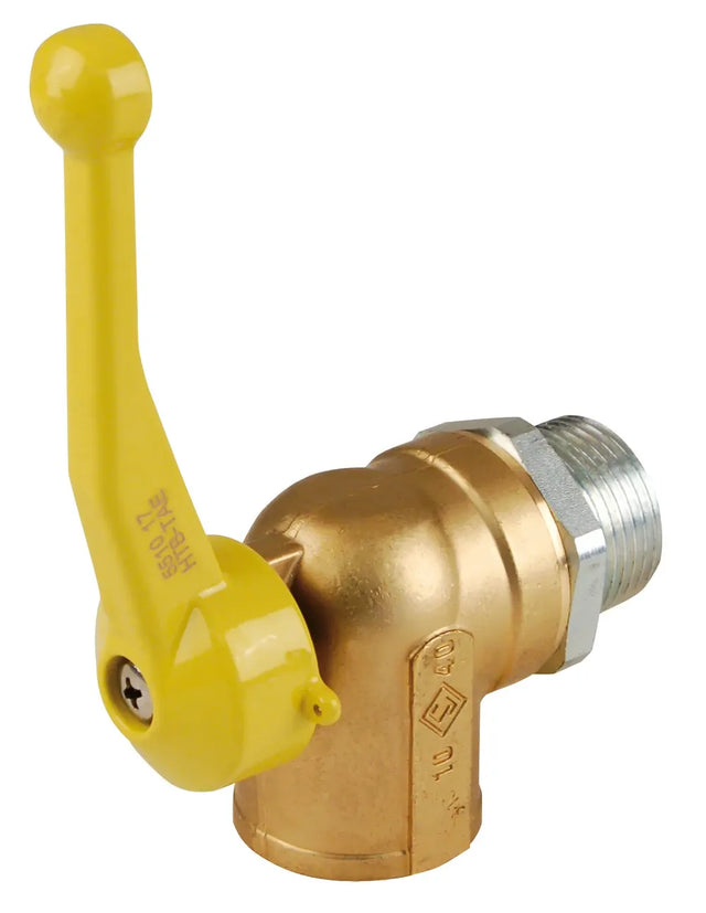 Seppelfricke SEPP Gas Eckkugelhahn m. TAE a/i R1"xRp1" (DN25) Typ 5510, 0036963
