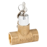 Broen Ballofix lockable mini Kugelhahn (Schlüssel) i/i Rp1" (DN20R) Typ B3839, 6005221
