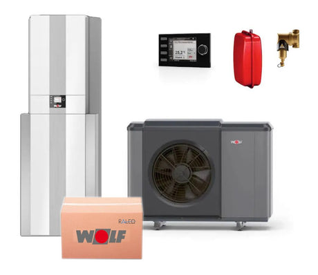 Wolf Paket CHC-Monoblock 07/300-50 inkl. Bodenkonsole+Speicher+Puffer+BM-2, 9146844W03